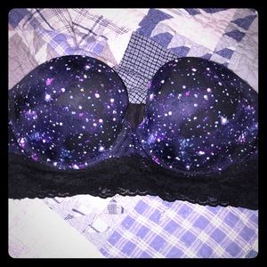 Pink Victoria’s Secret size 36 C strapless bra EUC